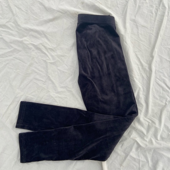 Soft black leggings / small fuzzy warm leggings - Picture 2 of 2